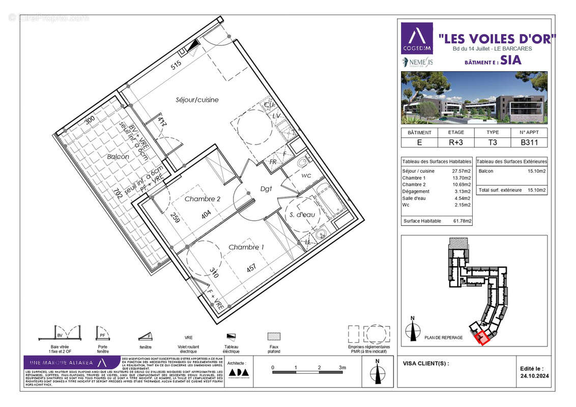 Appartement à LE BARCARES