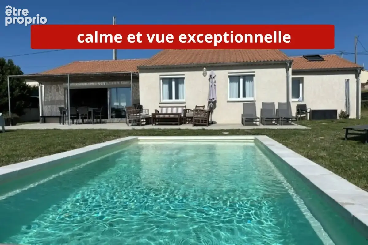 Maison rénovée avec piscine et vue exceptionnelle sur le Vercors et les Alpes   Saint-Jean-de-Muzols - photo 5