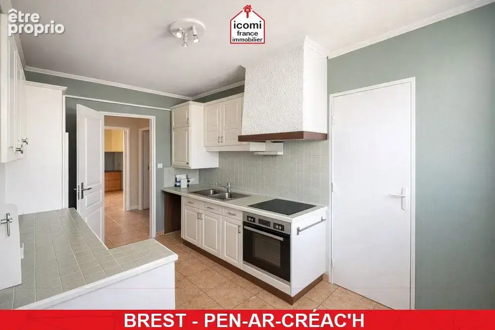 Finistere - brest (29200) - a vendre - appartement - t4 - 2 chambres - sejour de 30m² - dpe d - vue degagee - dalle beton - asce - photo 4