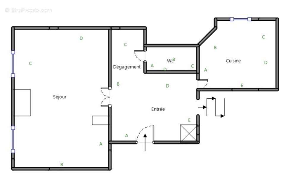 Appartement à PARIS-8E