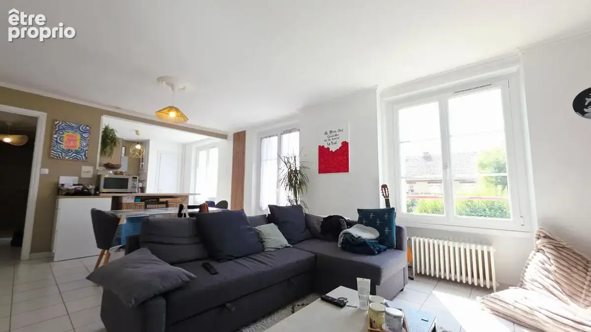 Bourges appartement 68m² 3 pieces balcon garage jardin - photo 5
