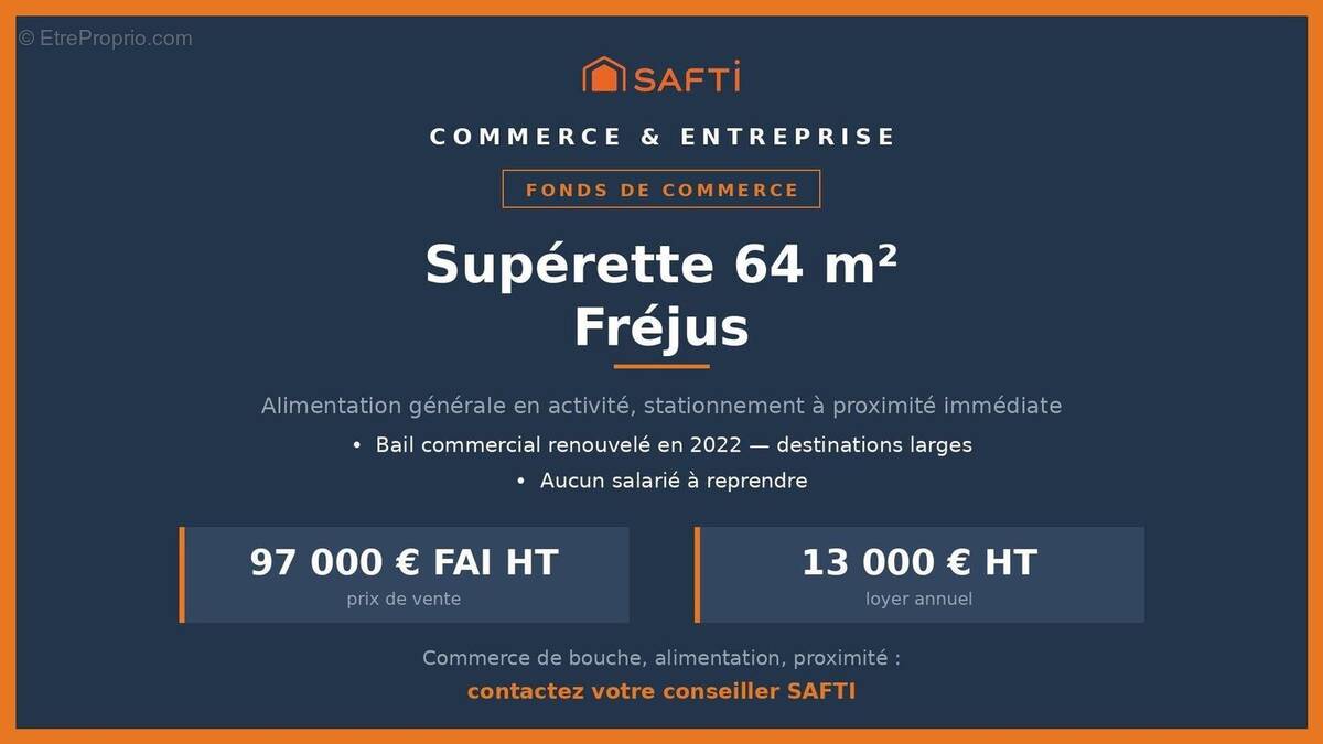 Photo 1 - Commerce à FREJUS