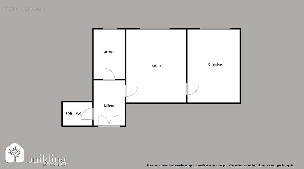 Mairie Levallois-Perret - Appartement 2 pièces 30,01 m² - photo 2