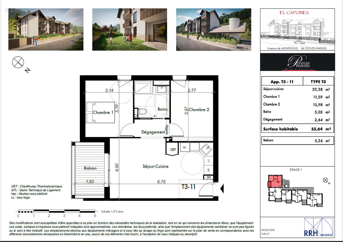 Appartement à LES ANGLES