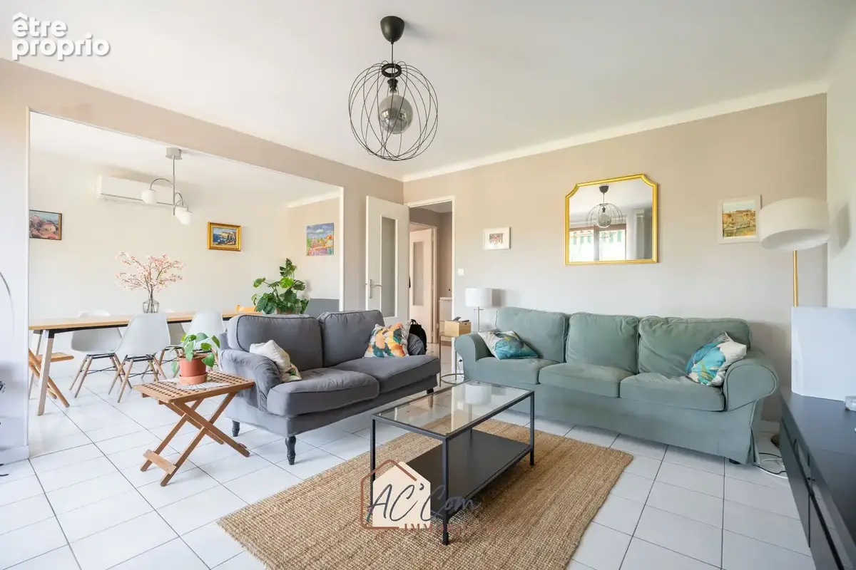 Saint-julien   appartement t3/4 de 76.82 m2   balcon   2/3 chambres - photo 4