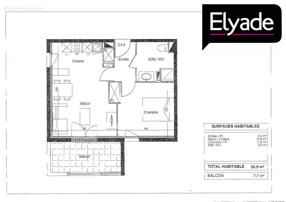 Appartement à LAUNAGUET