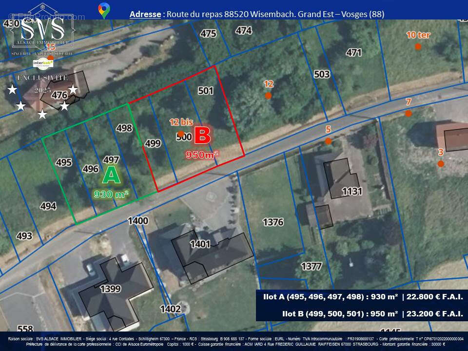 Terrain à WISEMBACH