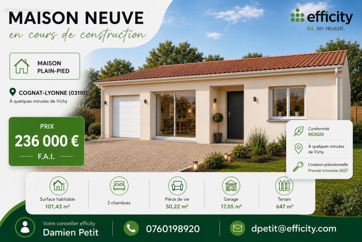 Maison à COGNAT-LYONNE