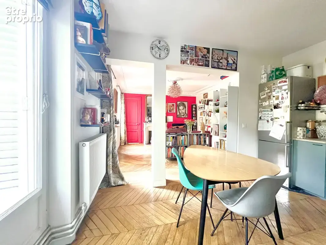 Paris 18ème - Bd.Barbès - 4P  3CH 73,37M2 Balcon filant 14M2 - photo 7