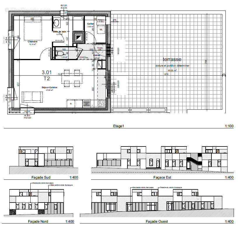 Appartement à LAIZE-LA-VILLE