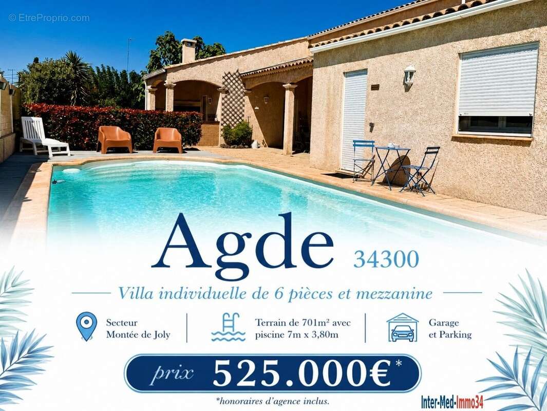 Maison à AGDE