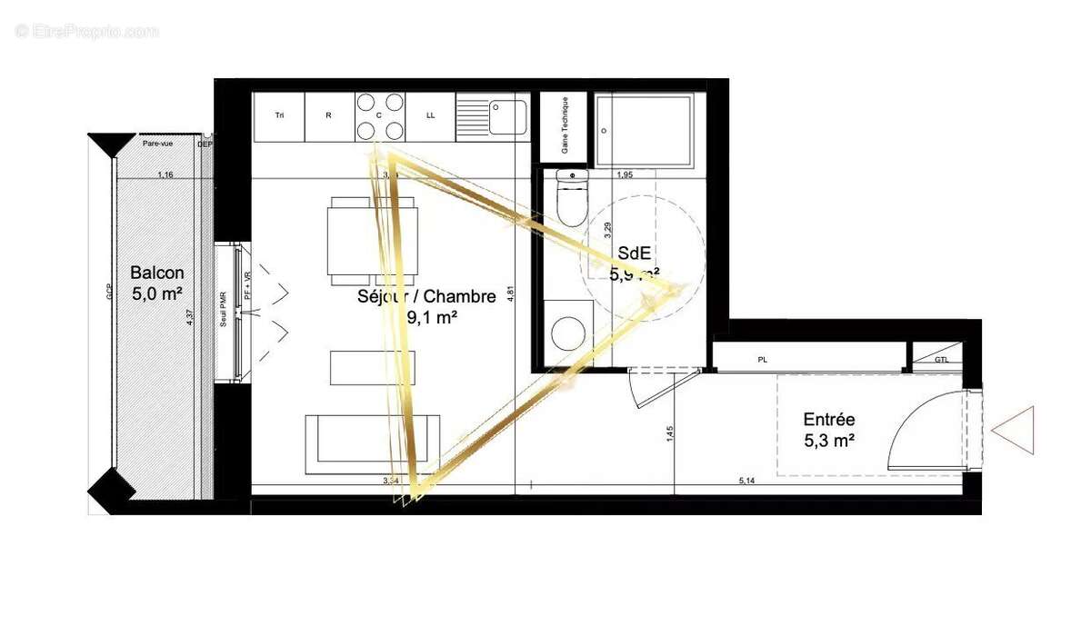 Appartement à SAINT-DENIS