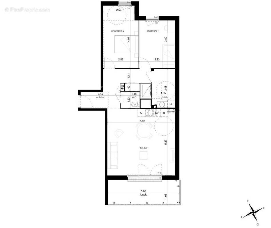 Appartement à NOTRE-DAME-DE-BONDEVILLE