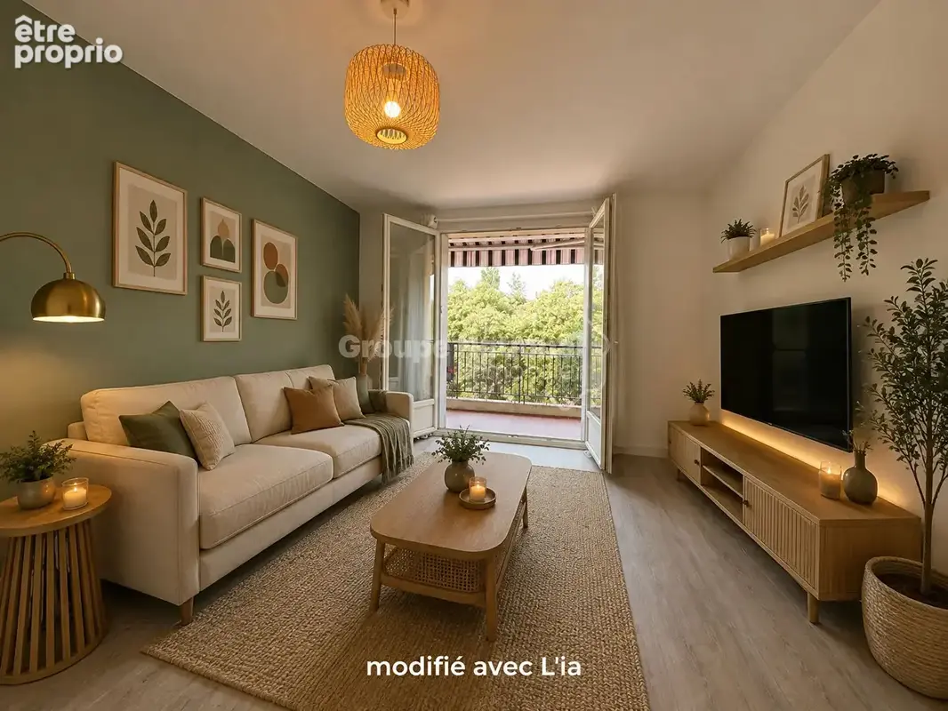 Cavaillon t3 traversant de 62 m² avec balcon dans résidence sécurisée - photo 3