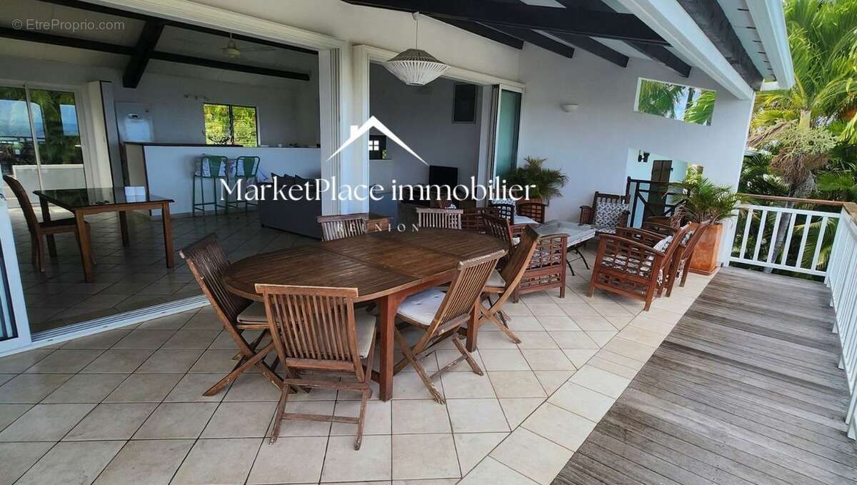 grande terrasse - Maison à SAINT-PAUL