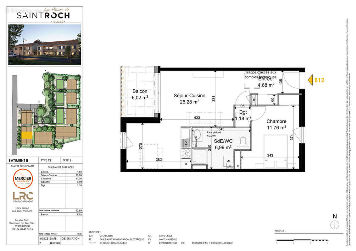 Appartement à VILLEFRANCHE-SUR-SAONE