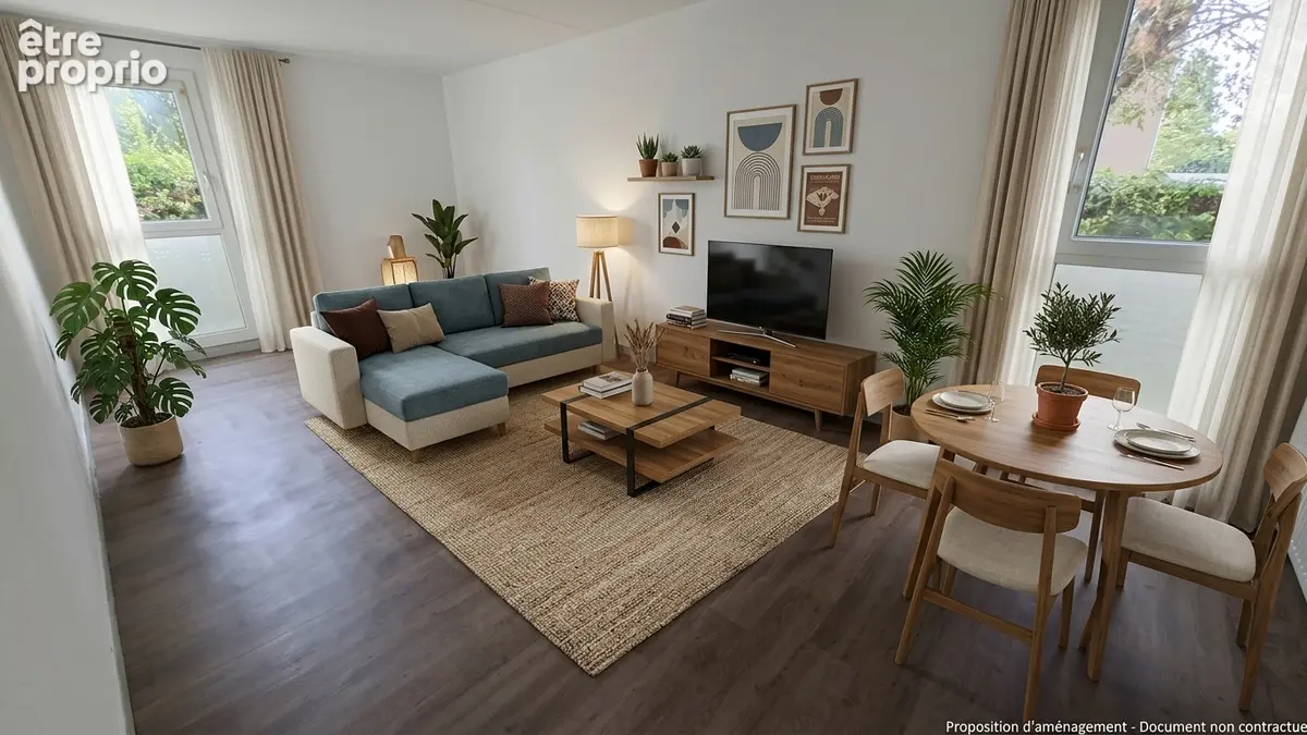 Appartement T1 de 50 m² – Entièrement rénové avec balcon - photo 2