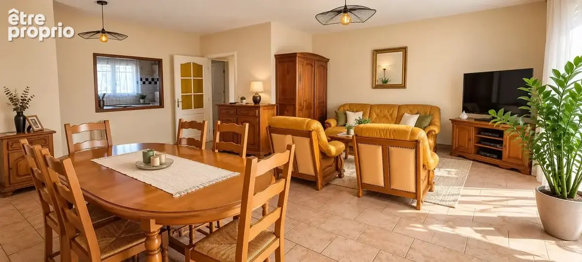 Saint Pierre d'Eyraud , maison plain pied de 2005 sur 1155 m² de terrain . - photo 3