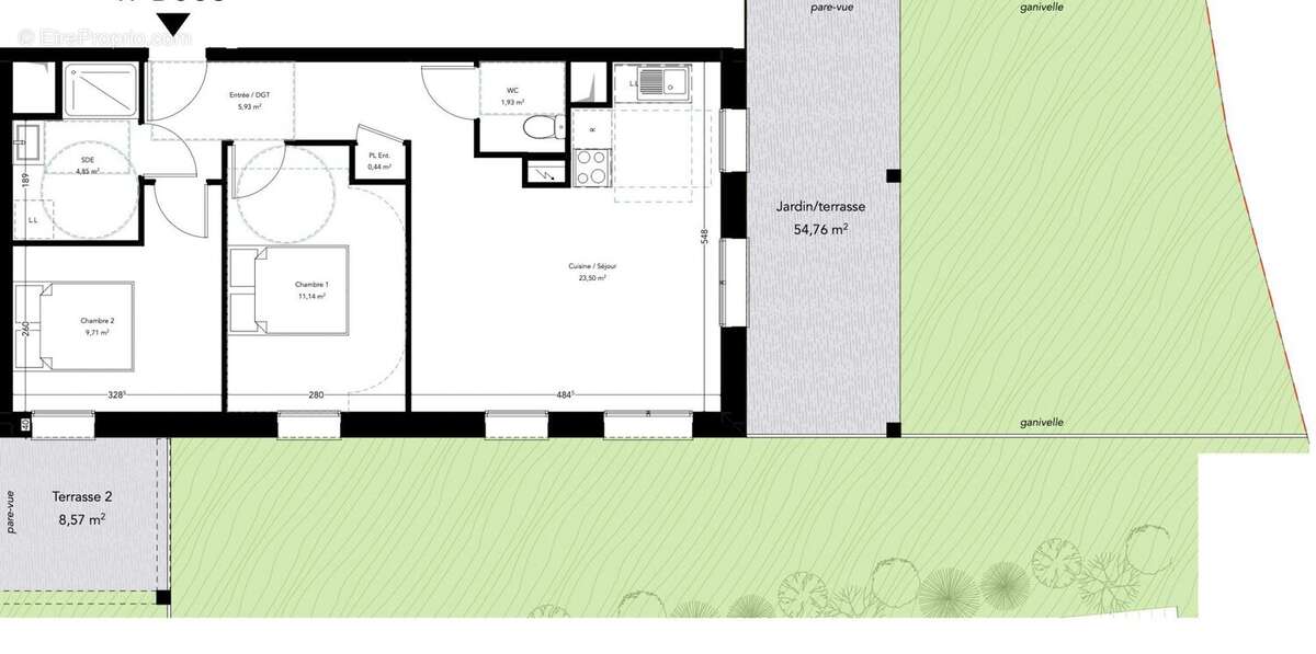 Appartement 57 m² à Pleneuf-Val-Andre  - photo 6