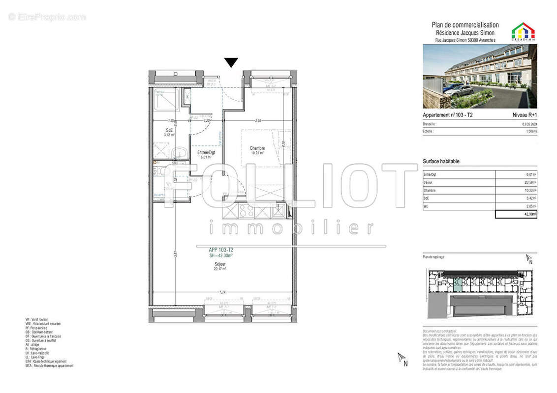 Appartement à AVRANCHES