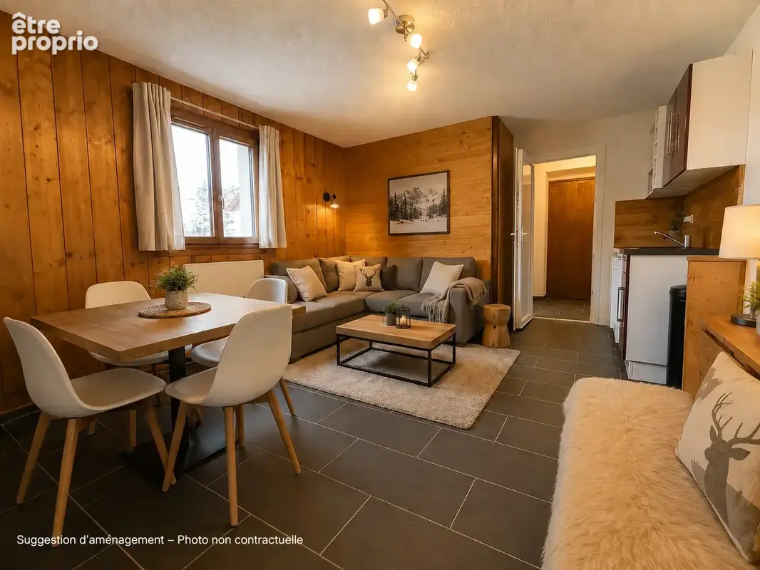 Crest-Voland coeur village - Studio 28 m2 - photo 3