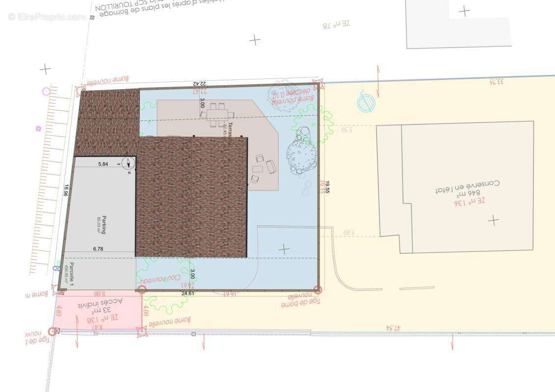 Terrain à SAINTE-SOULLE