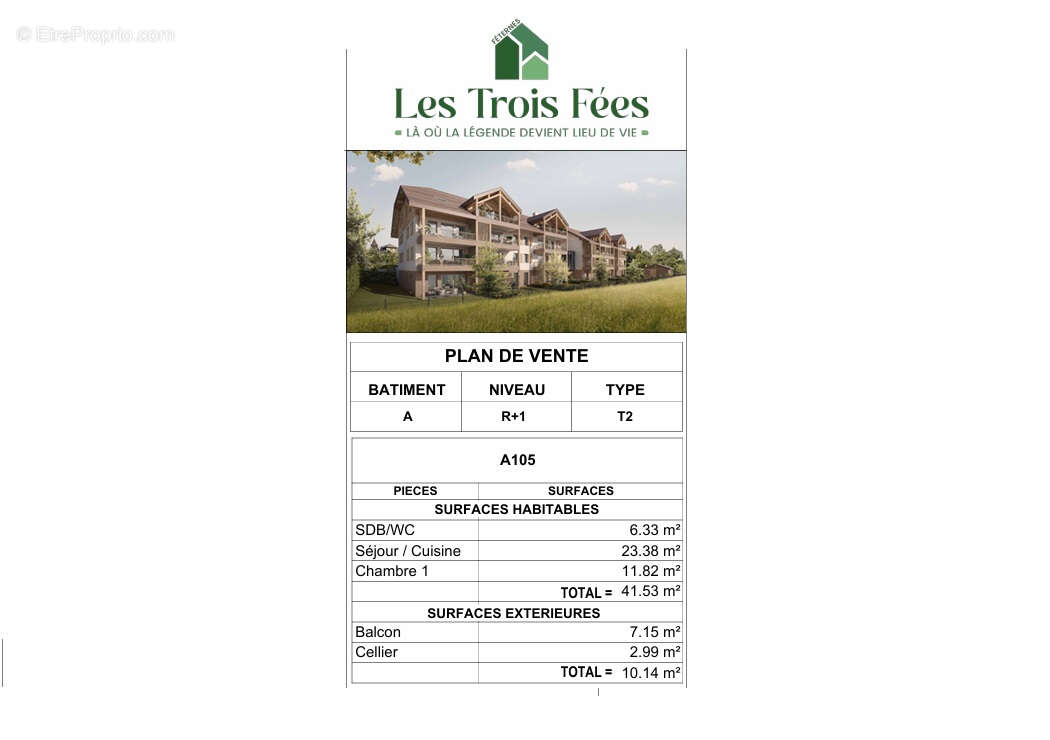 Appartement à FETERNES