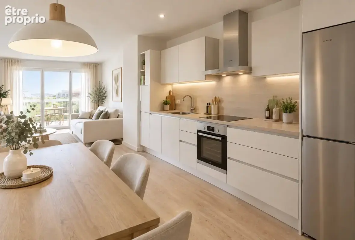 Appartement F4 lumineux de 84 m2 avec balcon et 2 parkings   Serris (Quartier du Pré de Claye) - photo 2