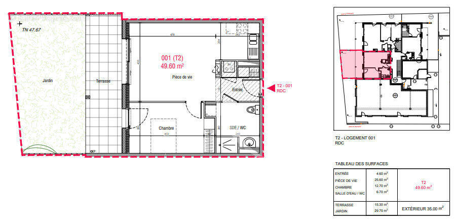 Appartement à NOZAY