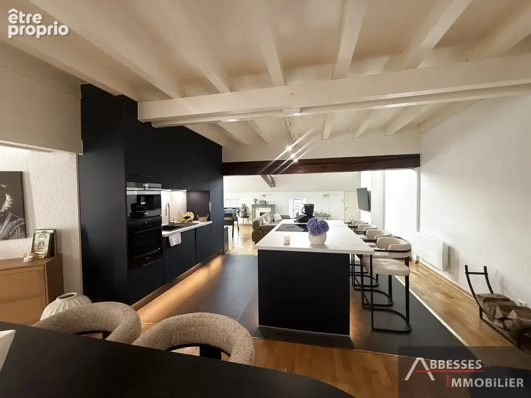 EN EXCLUSIVITÉ - CENTRE VILLE : Au 2ème et dernier étage : Superbe appartement esprit loft de type F5 - photo 2