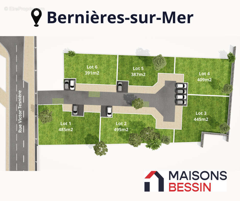 Terrain à BERNIERES-SUR-MER