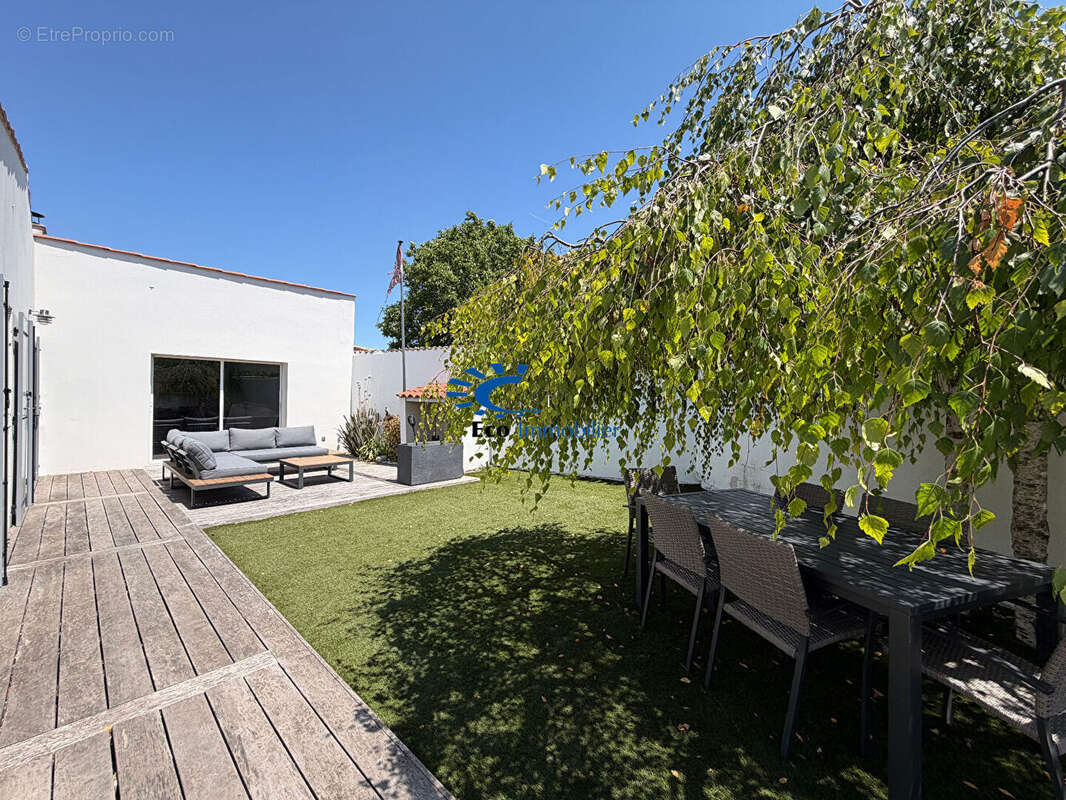 Exclusivite saint ouen d'aunis maison type longere 2 chambres + jardin - photo 6