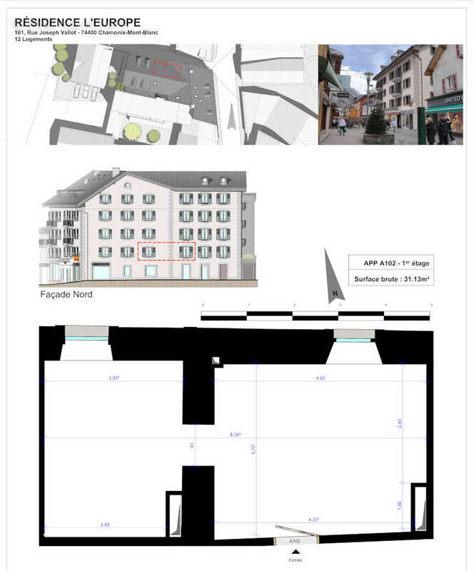 Appartement à CHAMONIX-MONT-BLANC