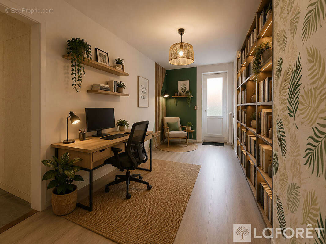 Appartement Centre Ville Montbrison 2 chambres terrasse - photo 5