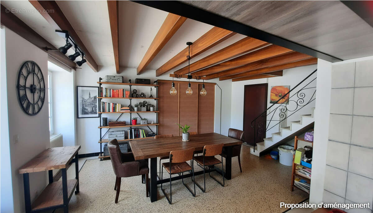 Maison de bourg  169m2, 1 760 m² de jardin)+ Local indépendant - photo 6