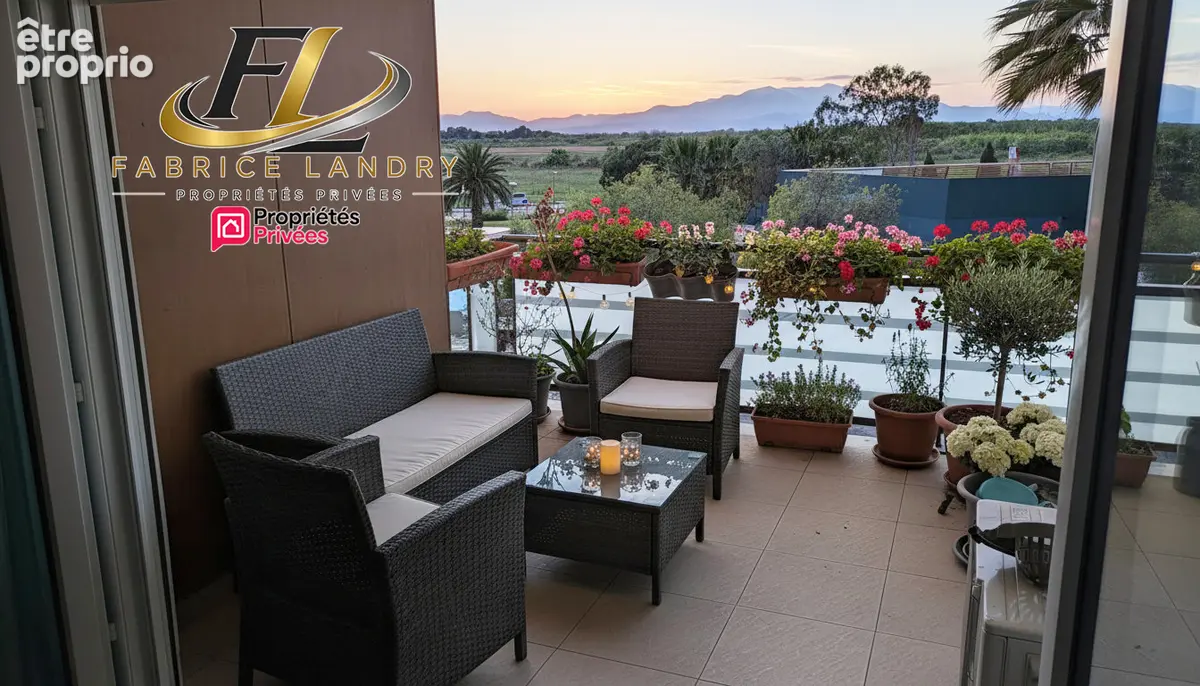 F3 de 60.57 m2 avec terrasse et parking privé à Canet en Roussillon - photo 2