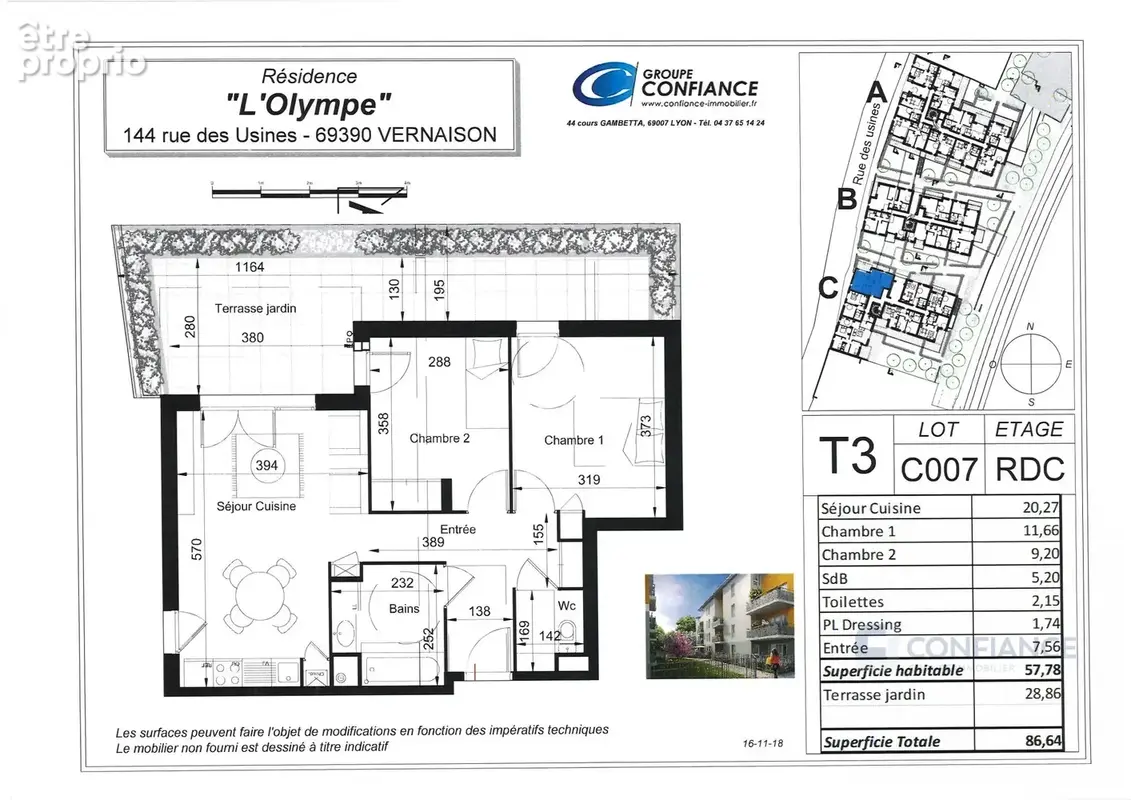 Appartement 58 m² à Vernaison  - photo 3