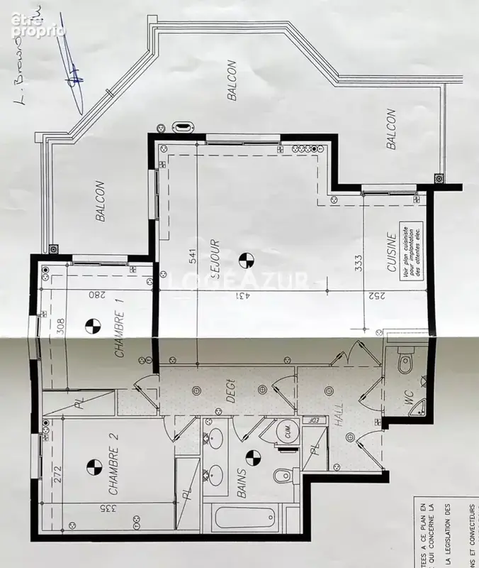 Vente appartement juan les pins - 2 chambres - parking - garage - cave - piscine - photo 30