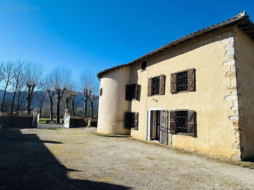 Grande maison de village sur la commune de Prat-Bonrepaux 09160. - photo 2