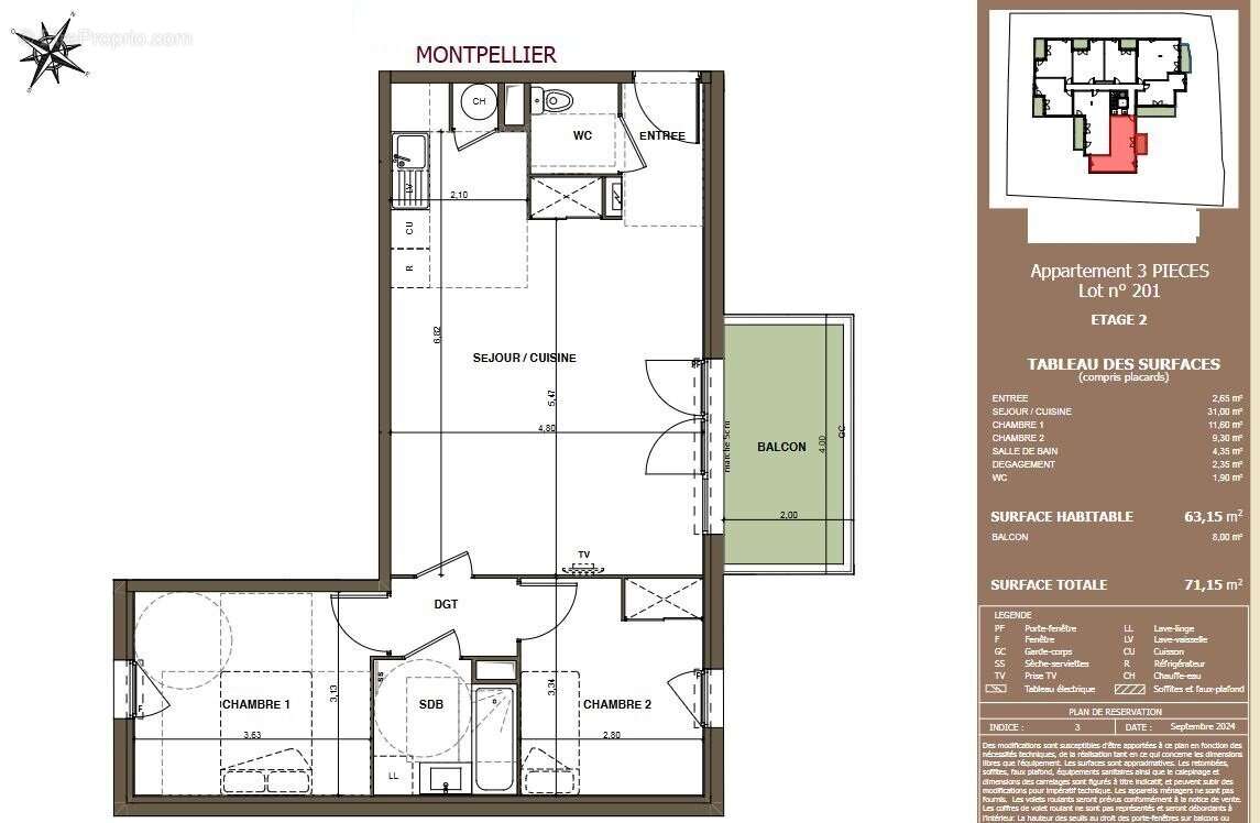 Appartement à MONTPELLIER