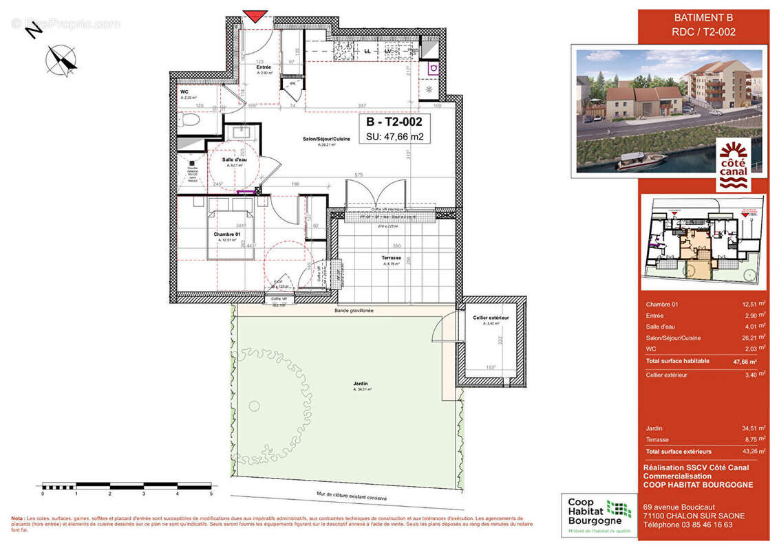 Appartement à PARAY-LE-MONIAL
