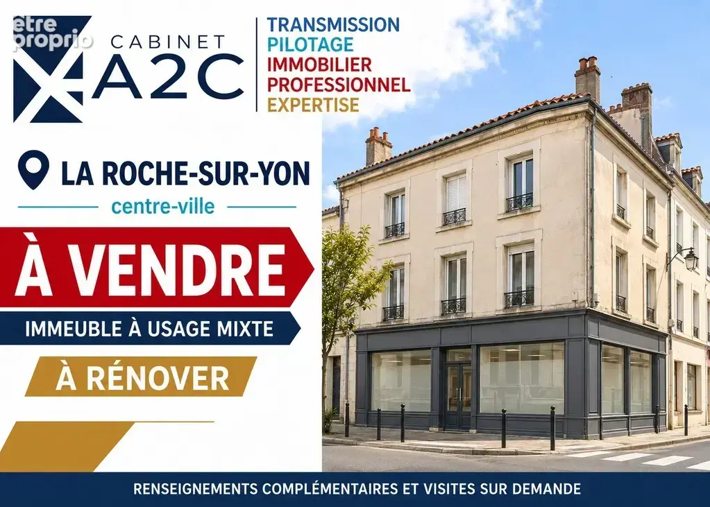 À vendre  immeuble mixte commercial et habitation à fort pot - photo 1