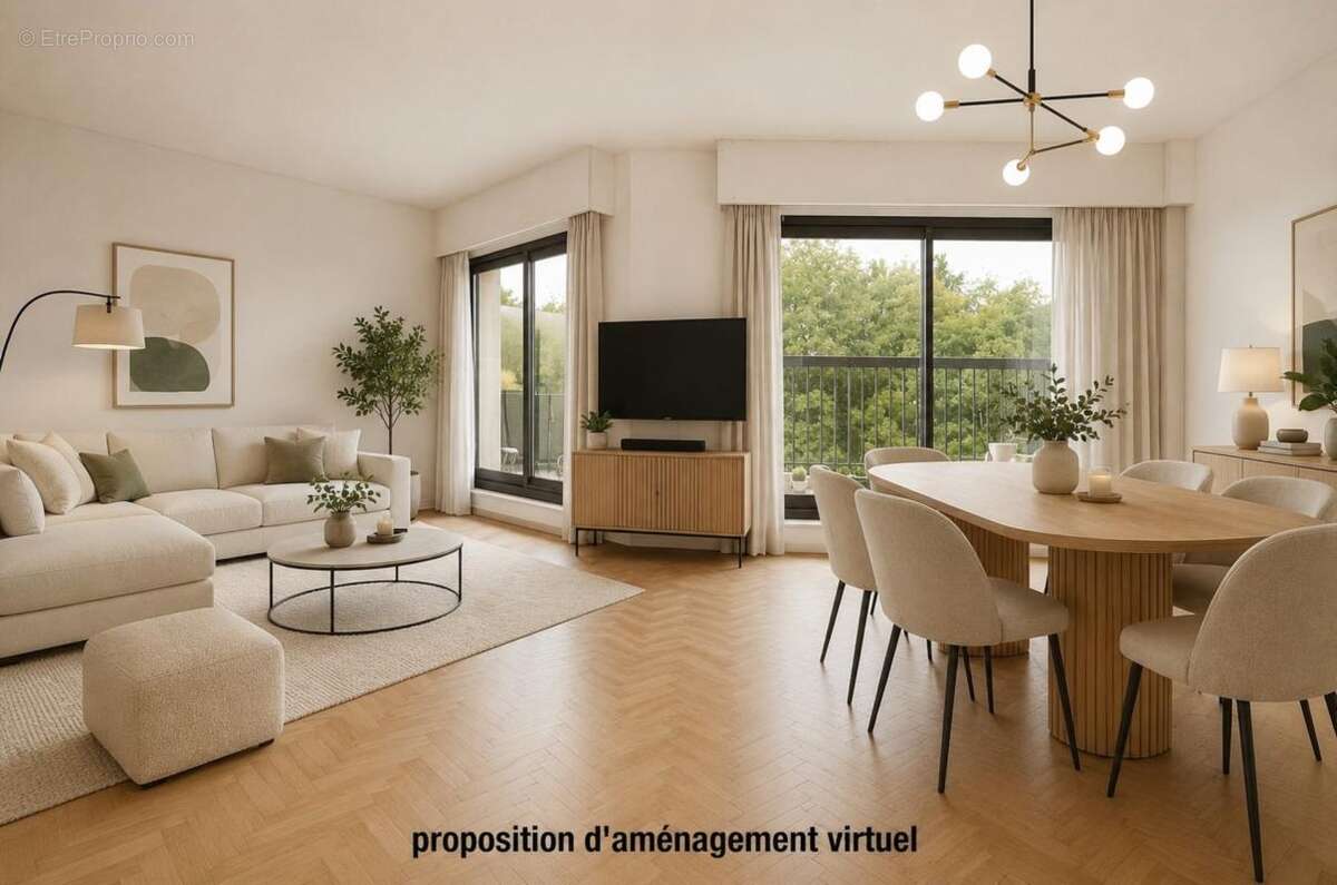 Bourg-la-reine -  5 min rer - 4/5 p -  94,08 m² - dernier etage - ascenseur - cave - double box - photo 4