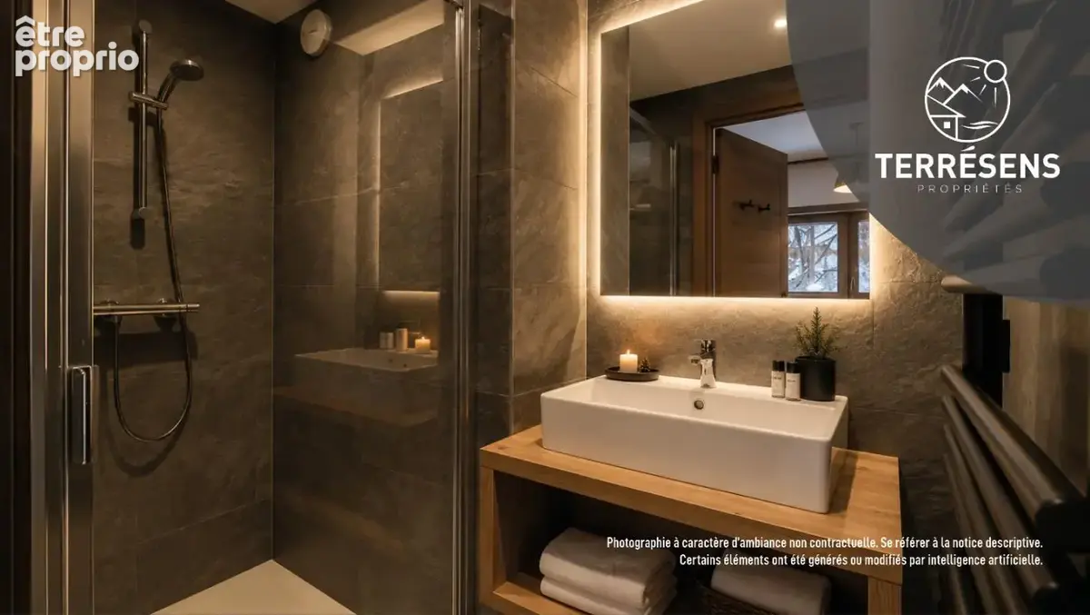 Appartement t3 bureau - résidence le caprice blanc à la toussuire - photo 11