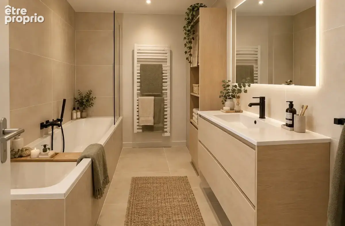 Appartement F4 lumineux de 84 m2 avec balcon et 2 parkings   Serris (Quartier du Pré de Claye) - photo 5
