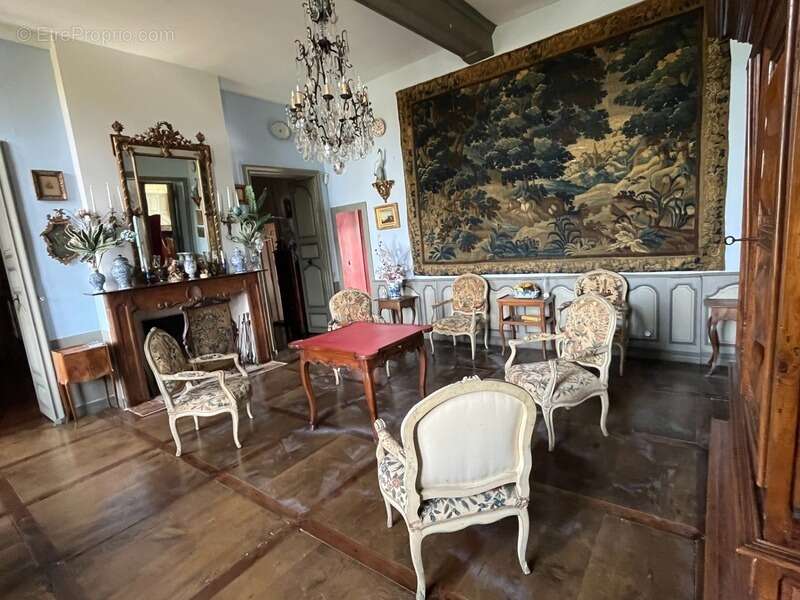 ELEGANT CHATEAU XVIIIs, sans travaux, sur 1 hectare clos de murs, jardin paysagé, chapelle, orangerie, dépendances, pour famille - photo 7