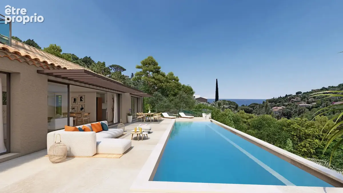 Terrain 1430m2 avec apercu mer et permis de construire purgé - les issambres - photo 4