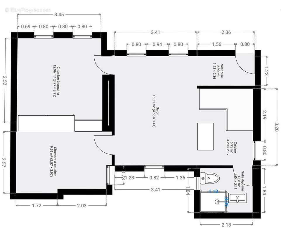 Appartement à PARIS-12E