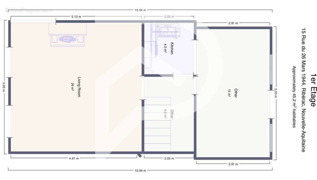 Appartement à RIBERAC