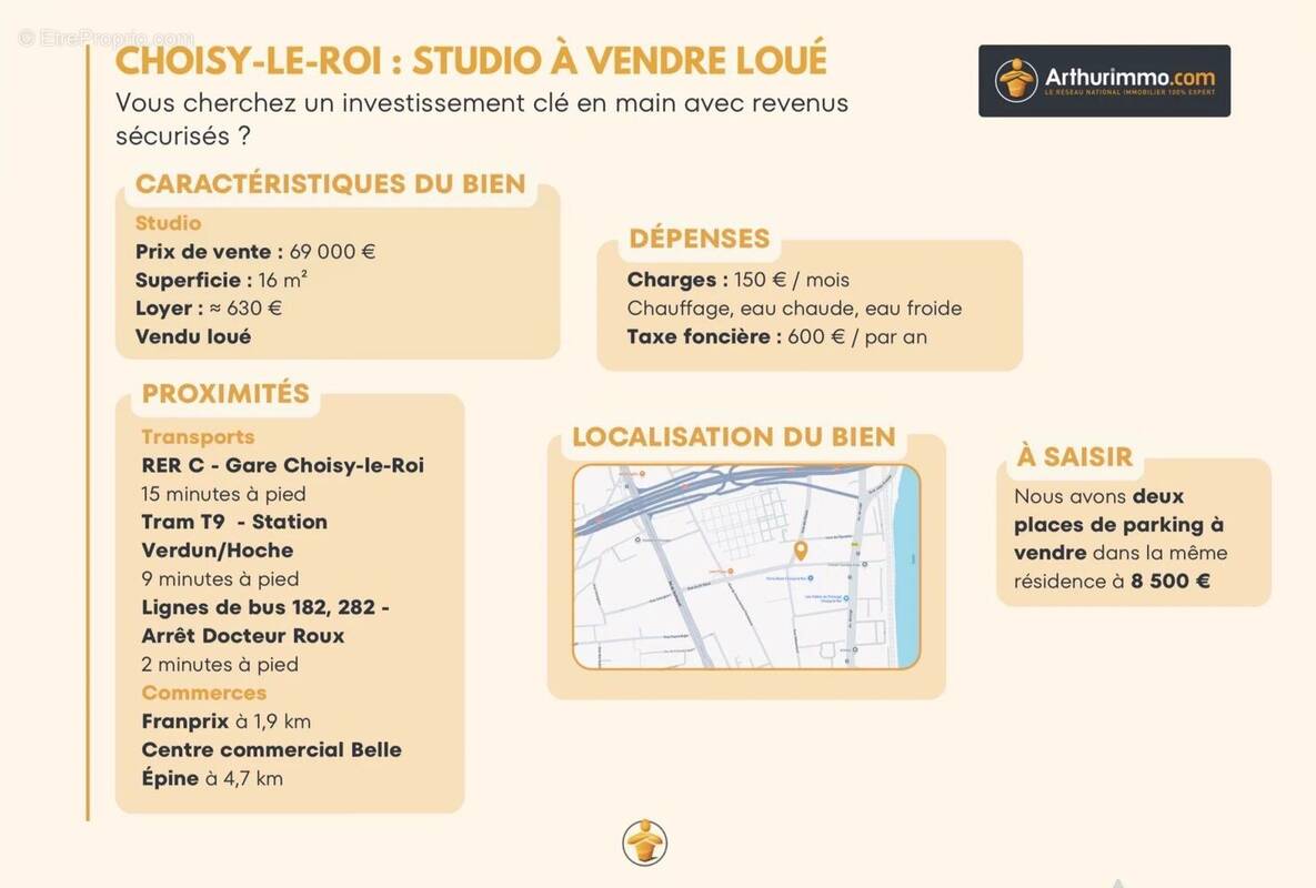 Appartement à CHOISY-LE-ROI